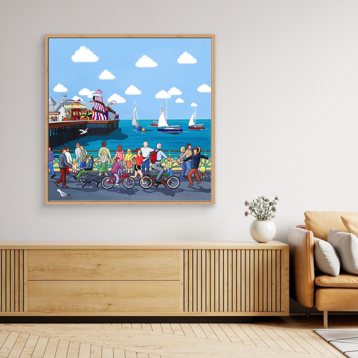 Brighton Seafront and Boat Race