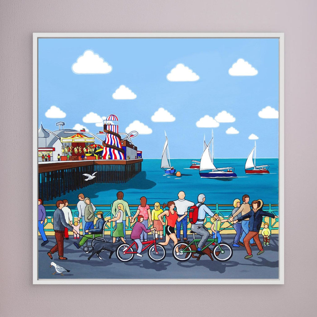 Brighton Seafront and Boat Race