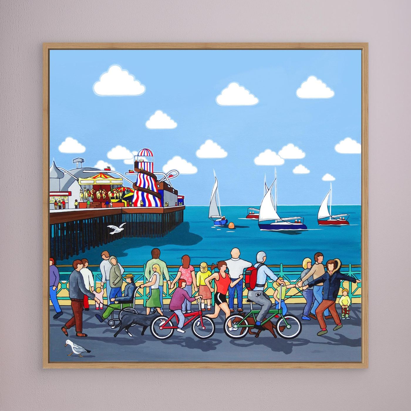 Brighton Seafront and Boat Race