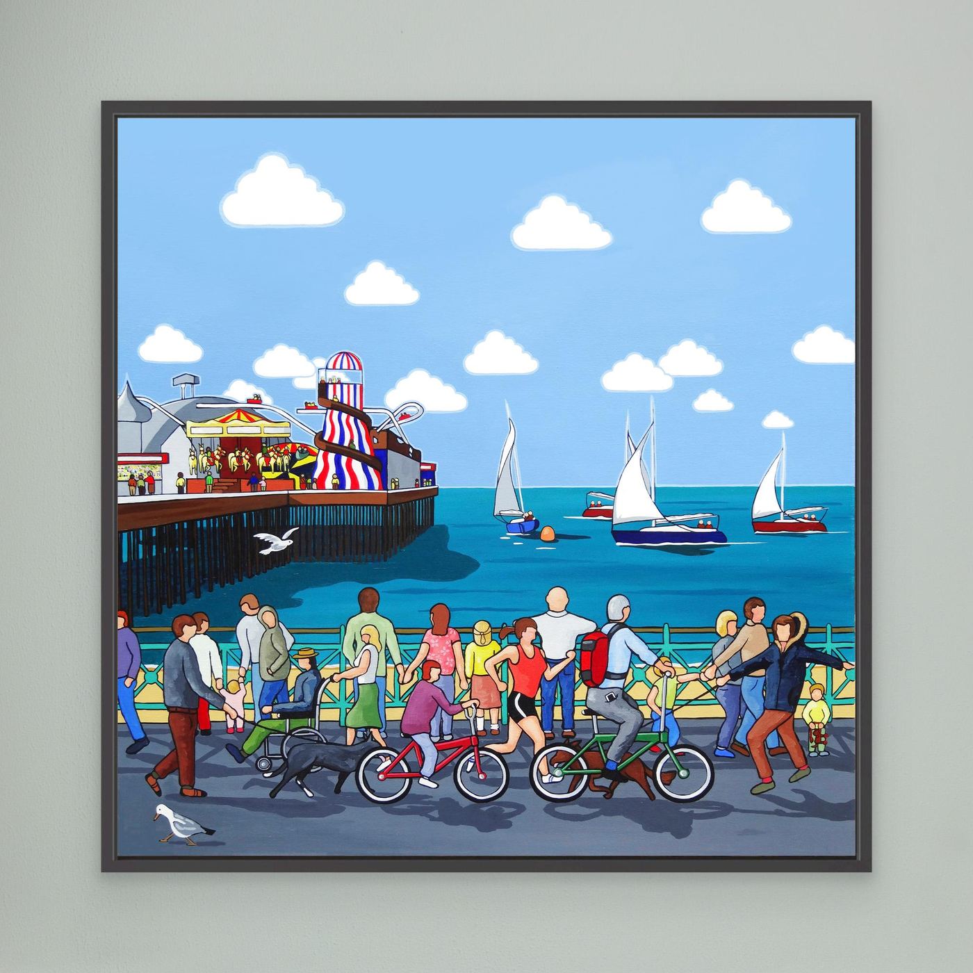 Brighton Seafront and Boat Race
