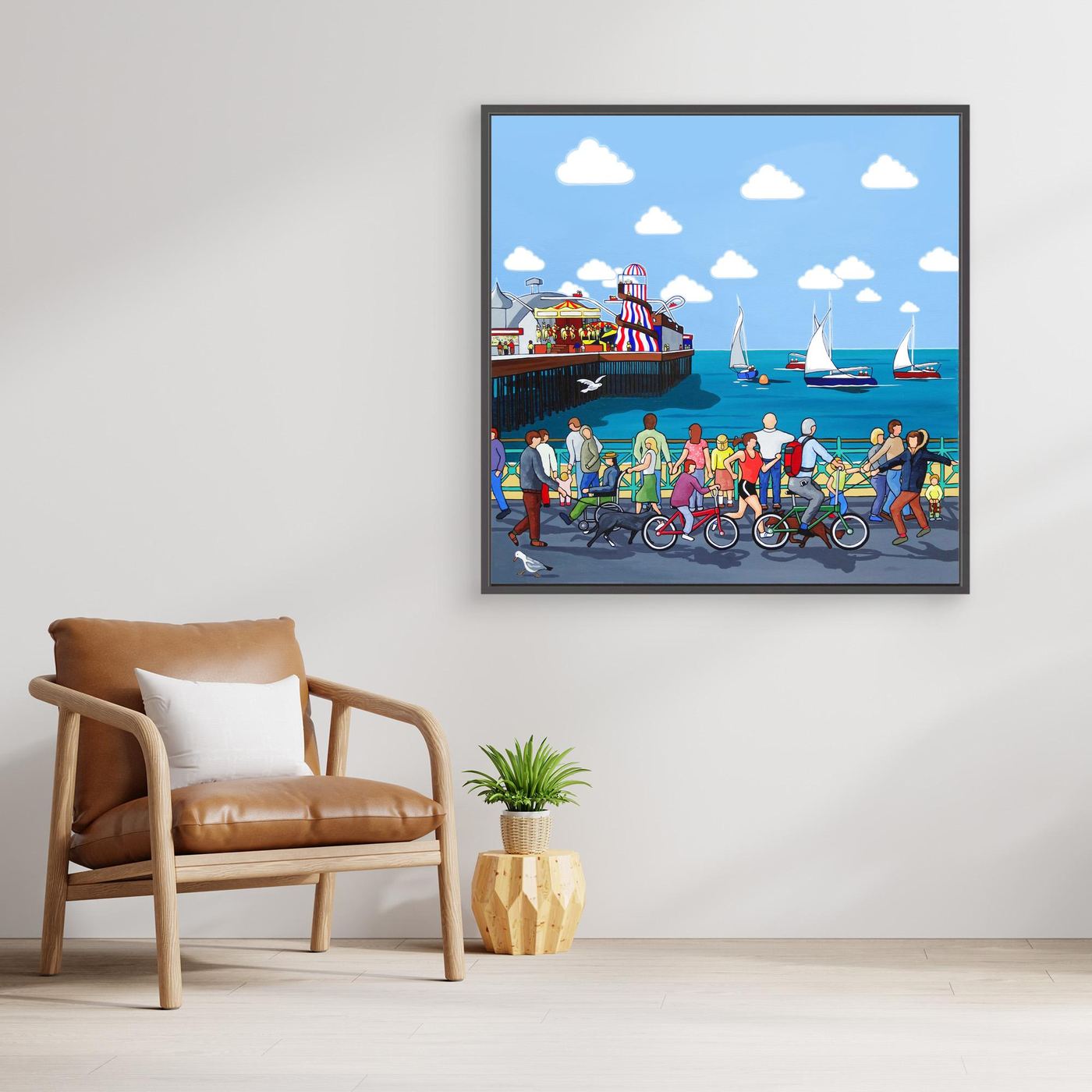 Brighton Seafront and Boat Race