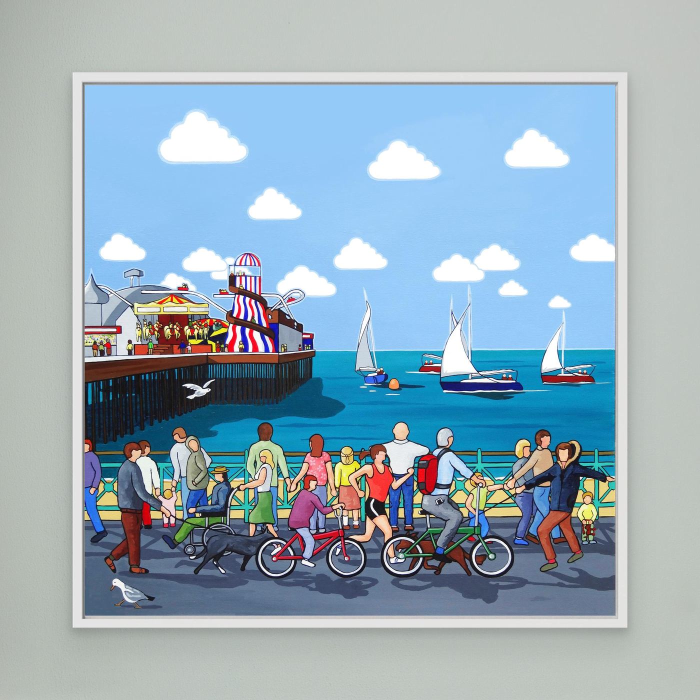 Brighton Seafront and Boat Race