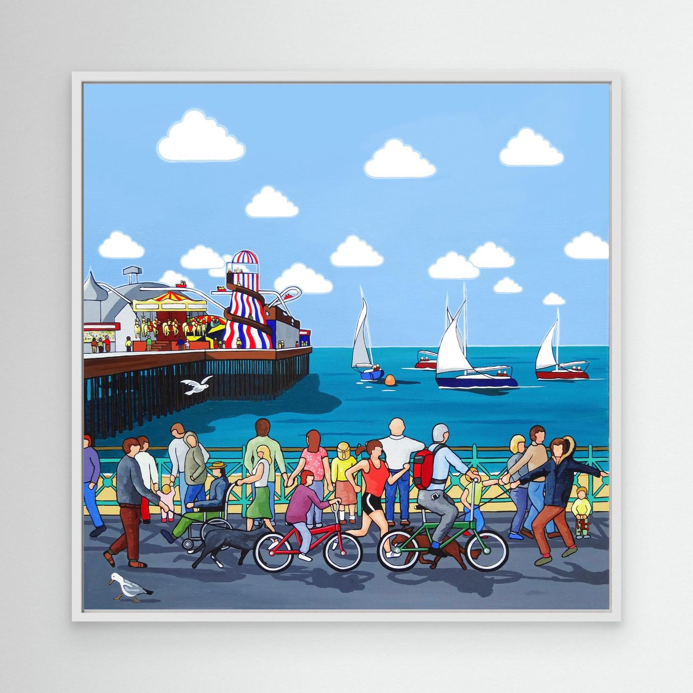 Brighton Seafront and Boat Race