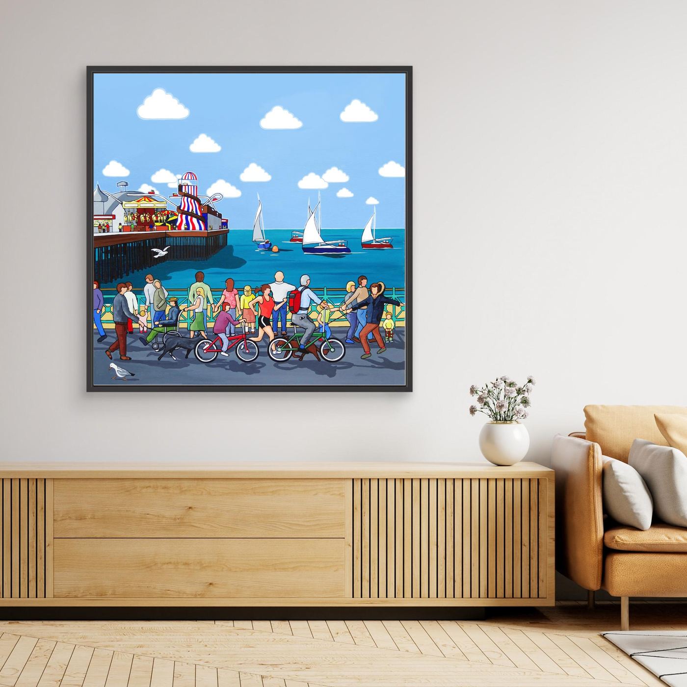 Brighton Seafront and Boat Race