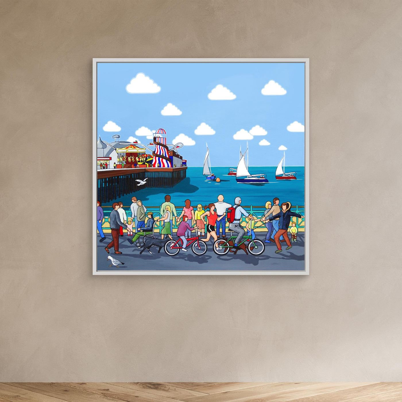Brighton Seafront and Boat Race
