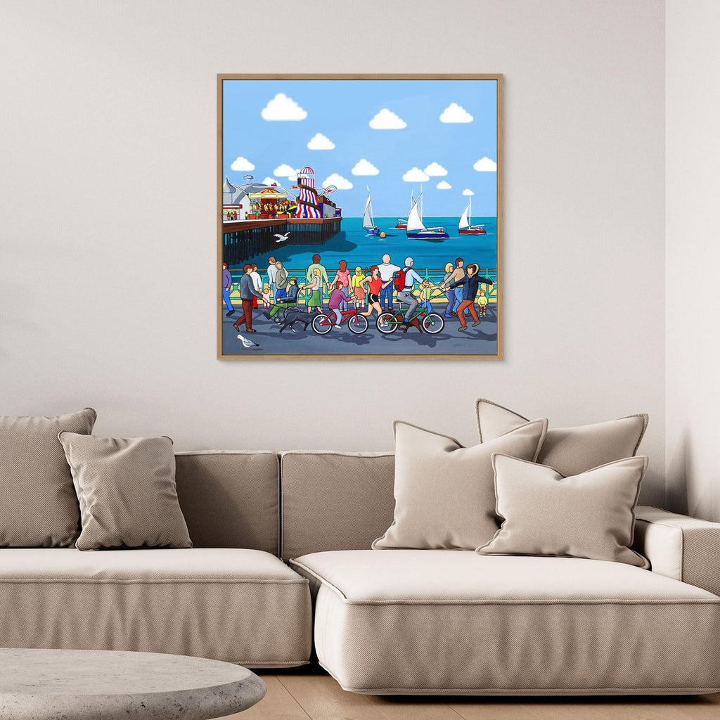 Brighton Seafront and Boat Race