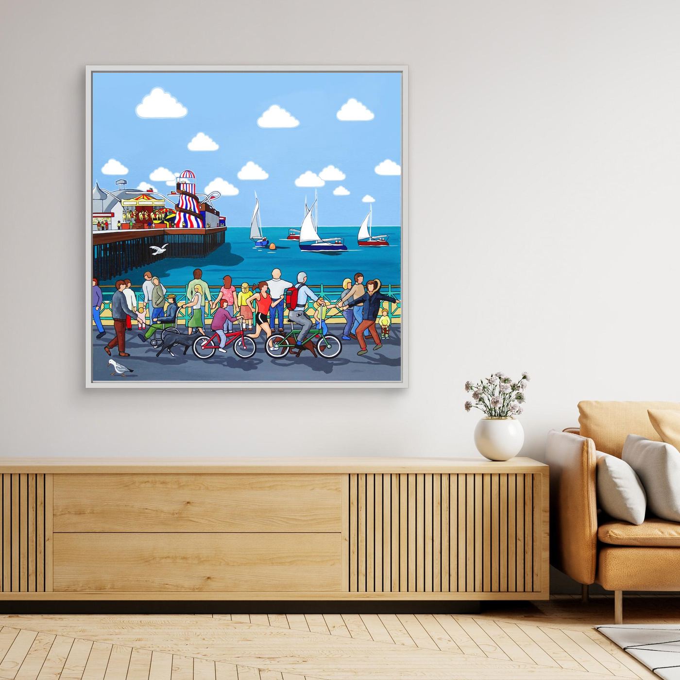 Brighton Seafront and Boat Race