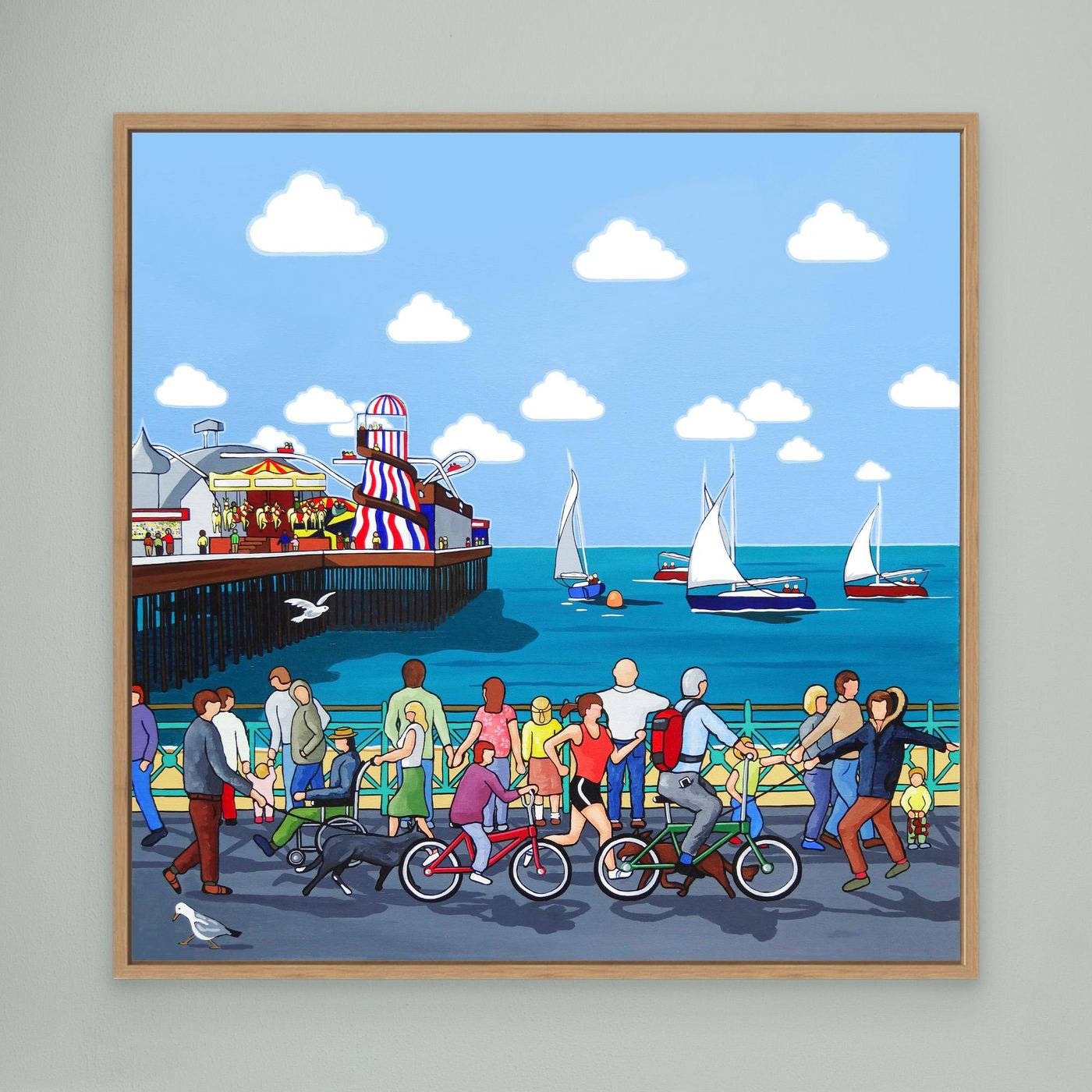 Brighton Seafront and Boat Race