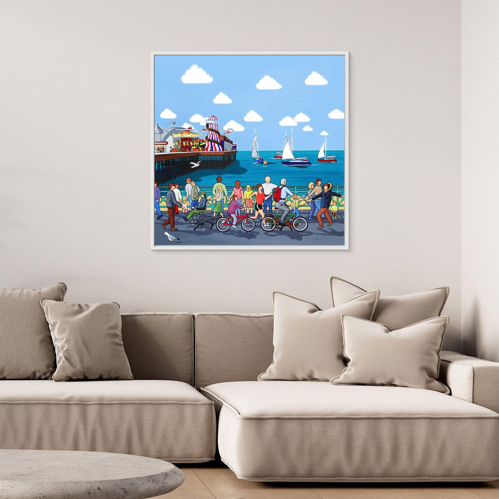 Brighton Seafront and Boat Race