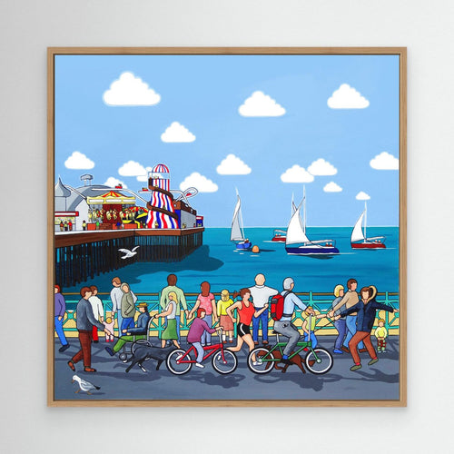 Brighton Seafront and Boat Race