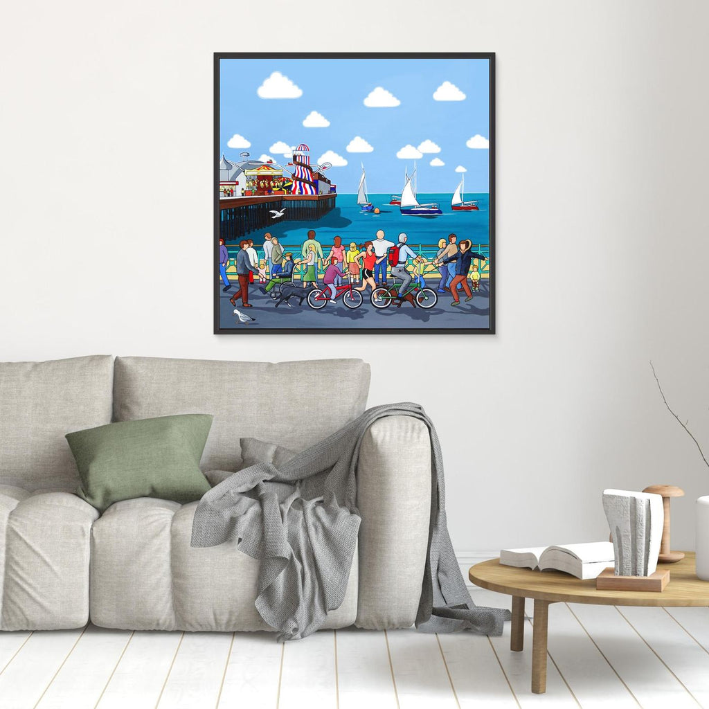 Brighton Seafront and Boat Race