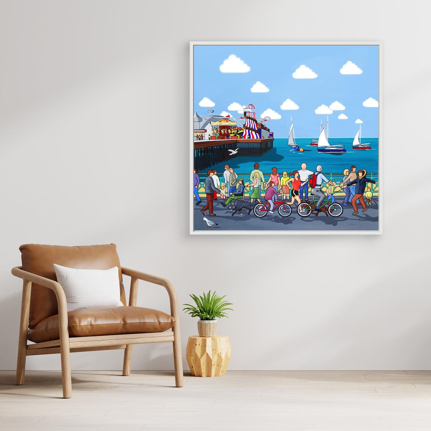 Brighton Seafront and Boat Race