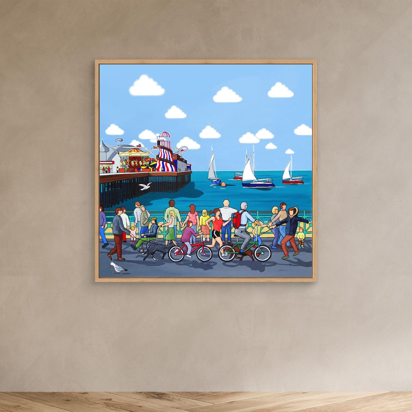 Brighton Seafront and Boat Race