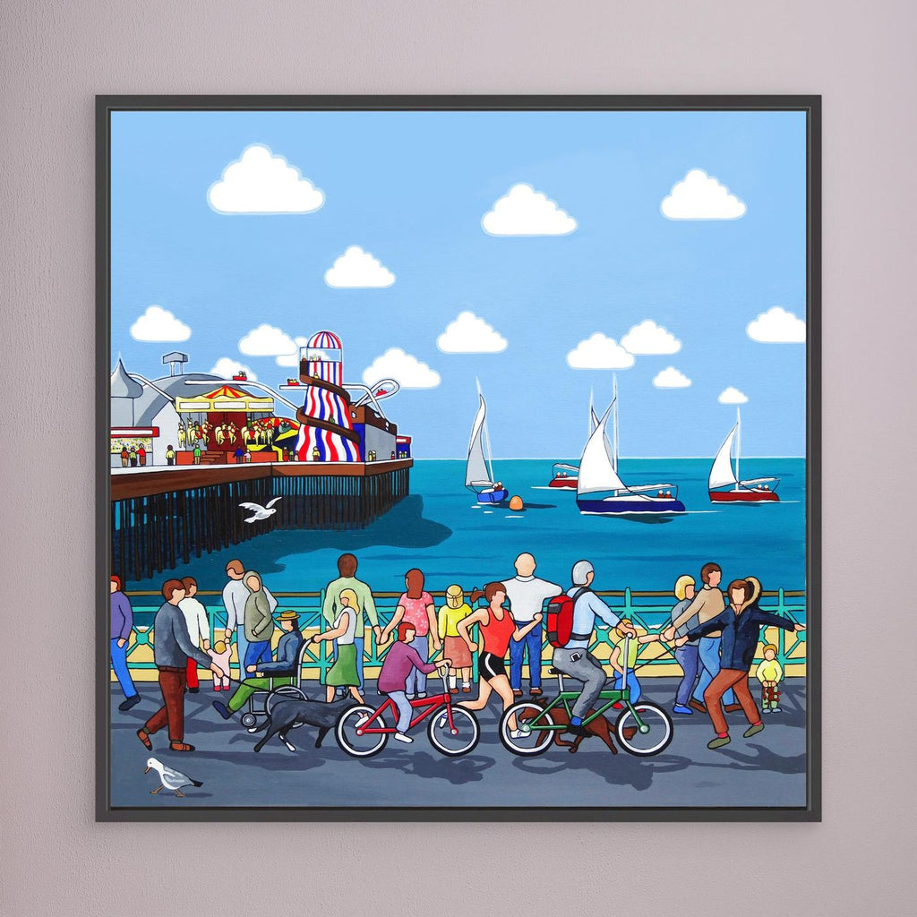 Brighton Seafront and Boat Race
