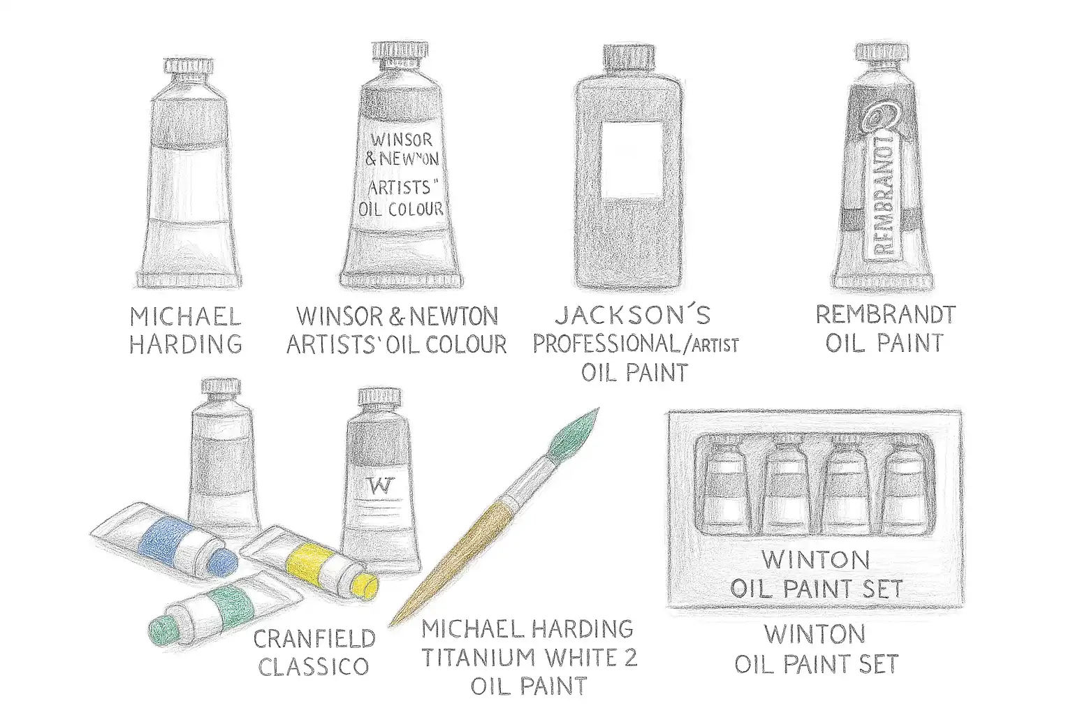 top 8 artists grade oil paints
