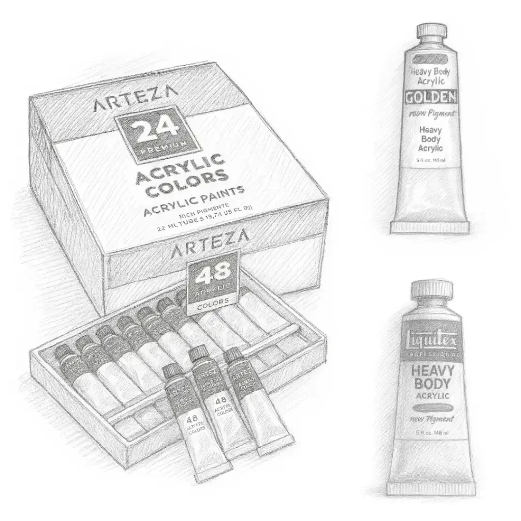 acrylic paint reviews